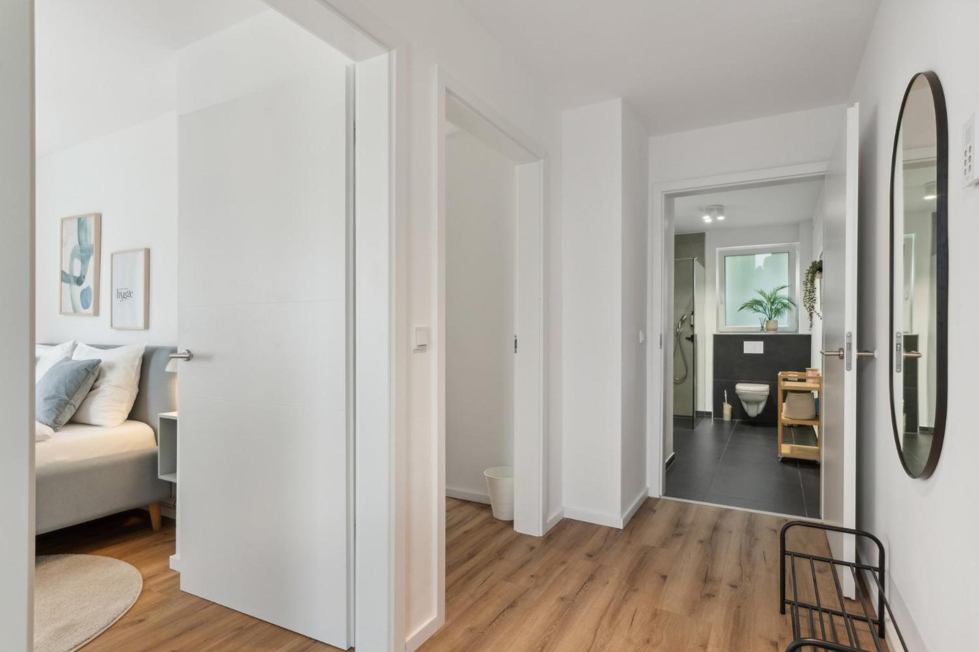 Deluxe Apartment In Bielefeld City Mit Parkplatz Und Balkon Екстер'єр фото